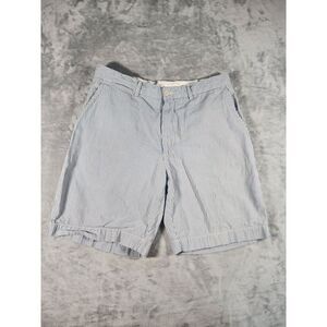 Polo‎ Ralph Lauren Seersucker Shorts Men's 35 Blue White Stripe Golf